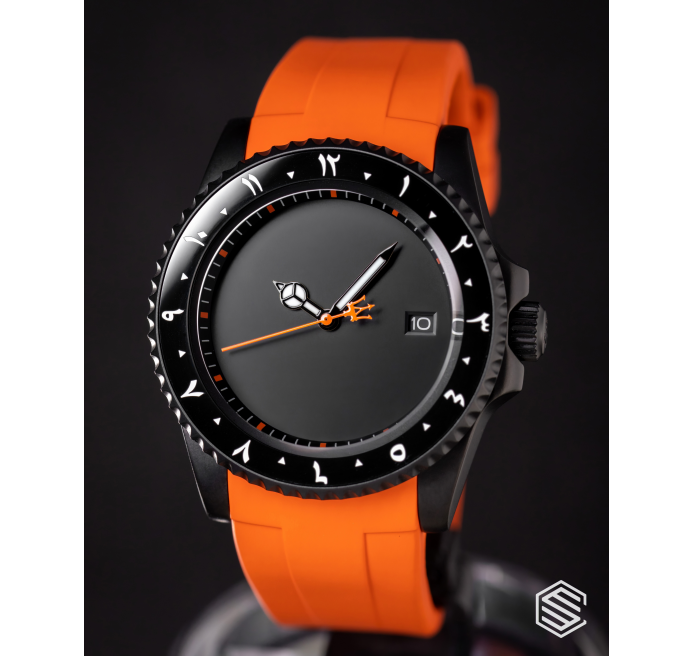 Arabic Orange Blackout