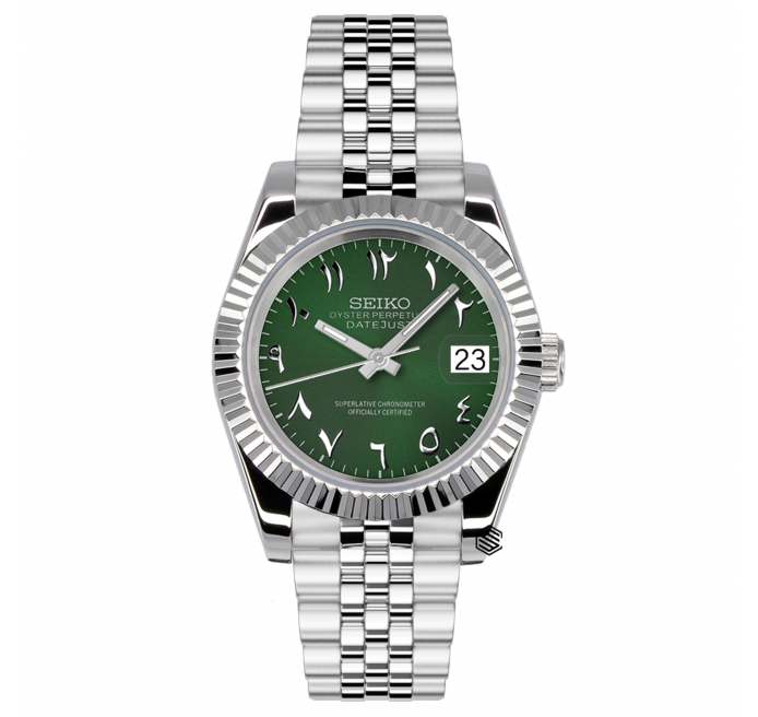 Green Arabic DJ 39mm