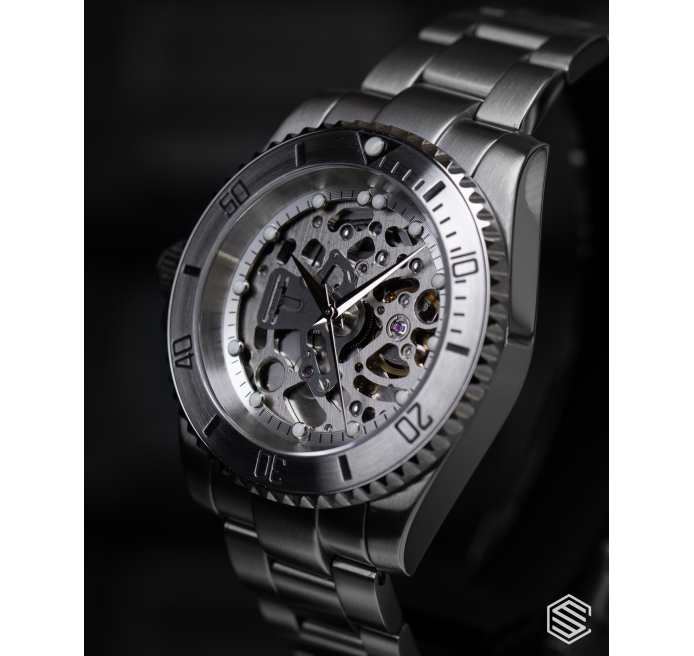 Lefty Sub Skeleton - Seiko Mod
