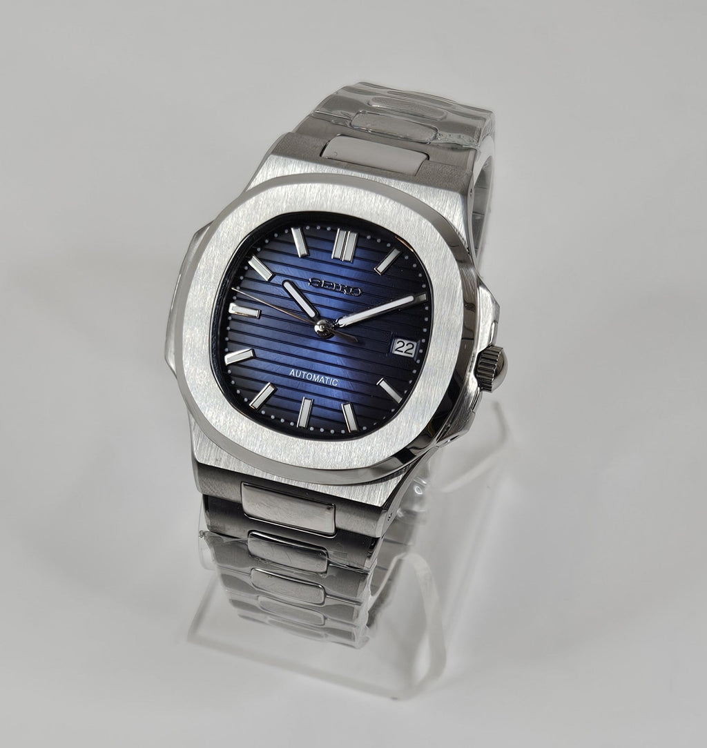 Blue Nautilus Watch