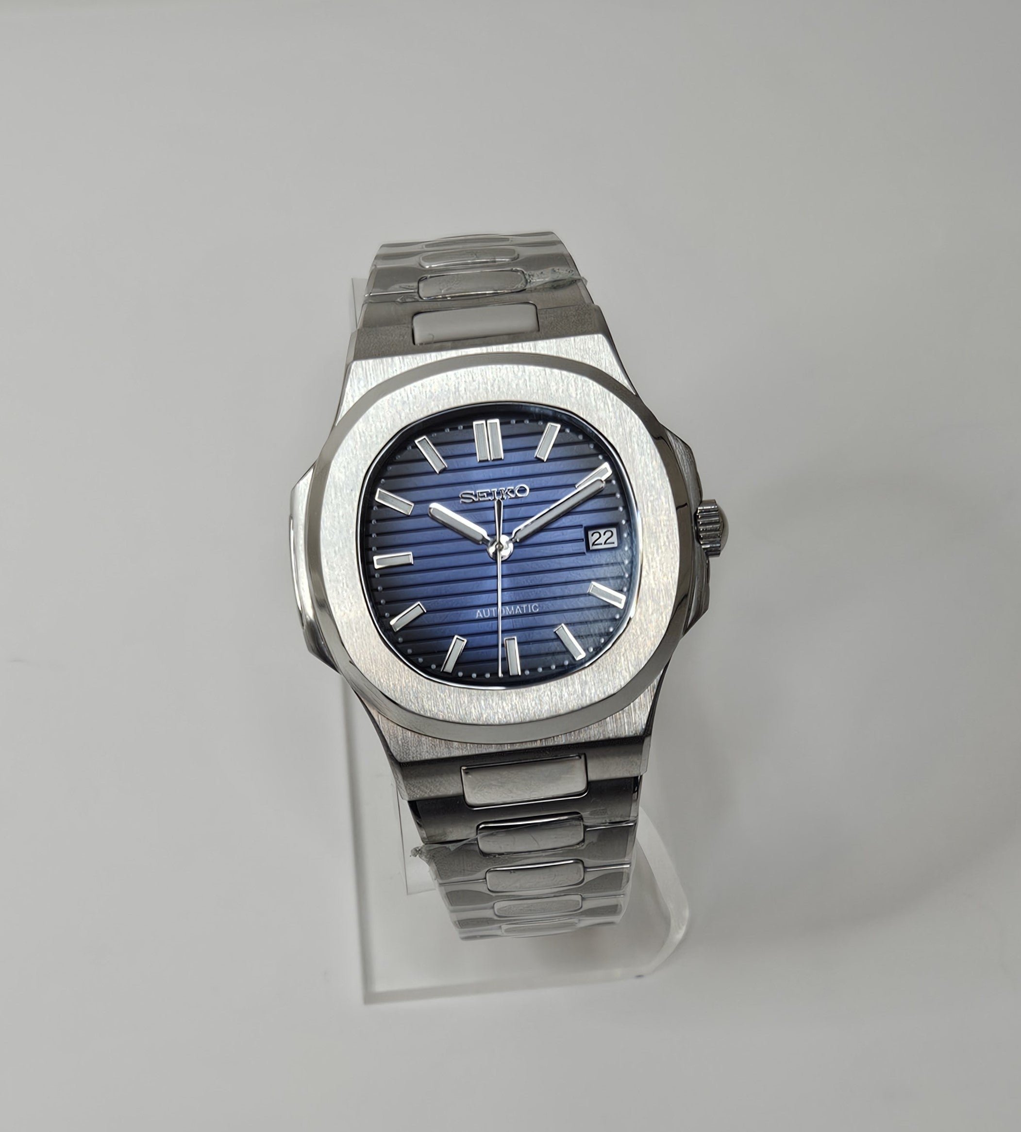 Blue Nautilus Watch