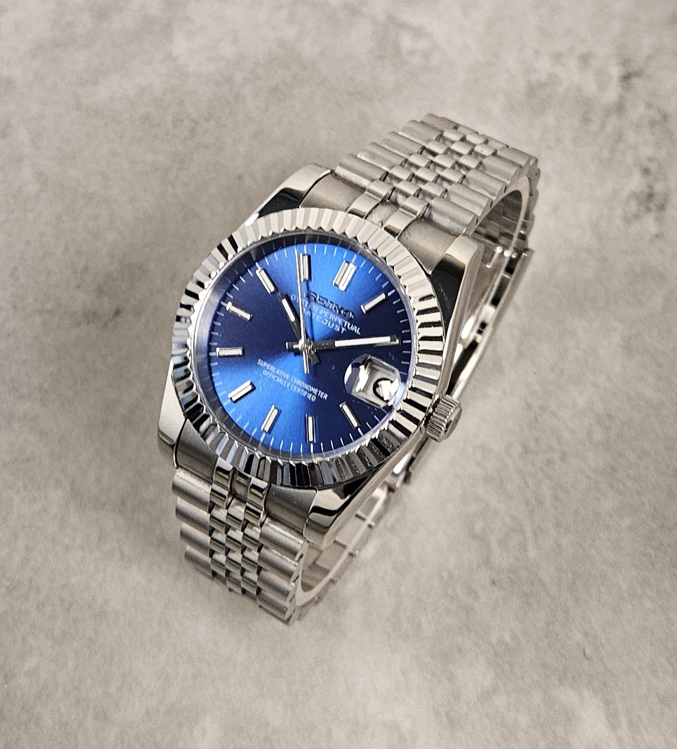 Coloured Dial Date Watch