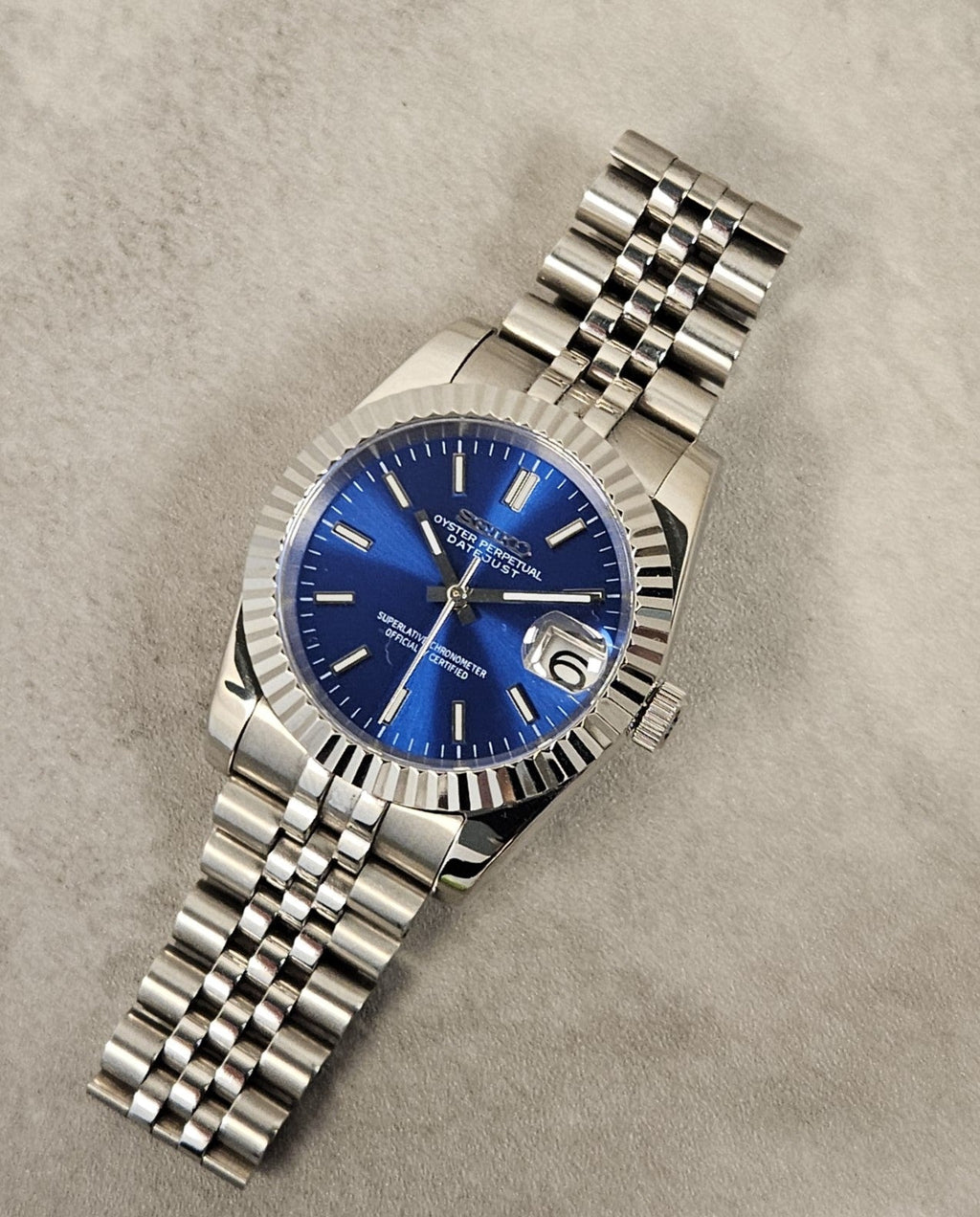 Coloured Dial Date Watch