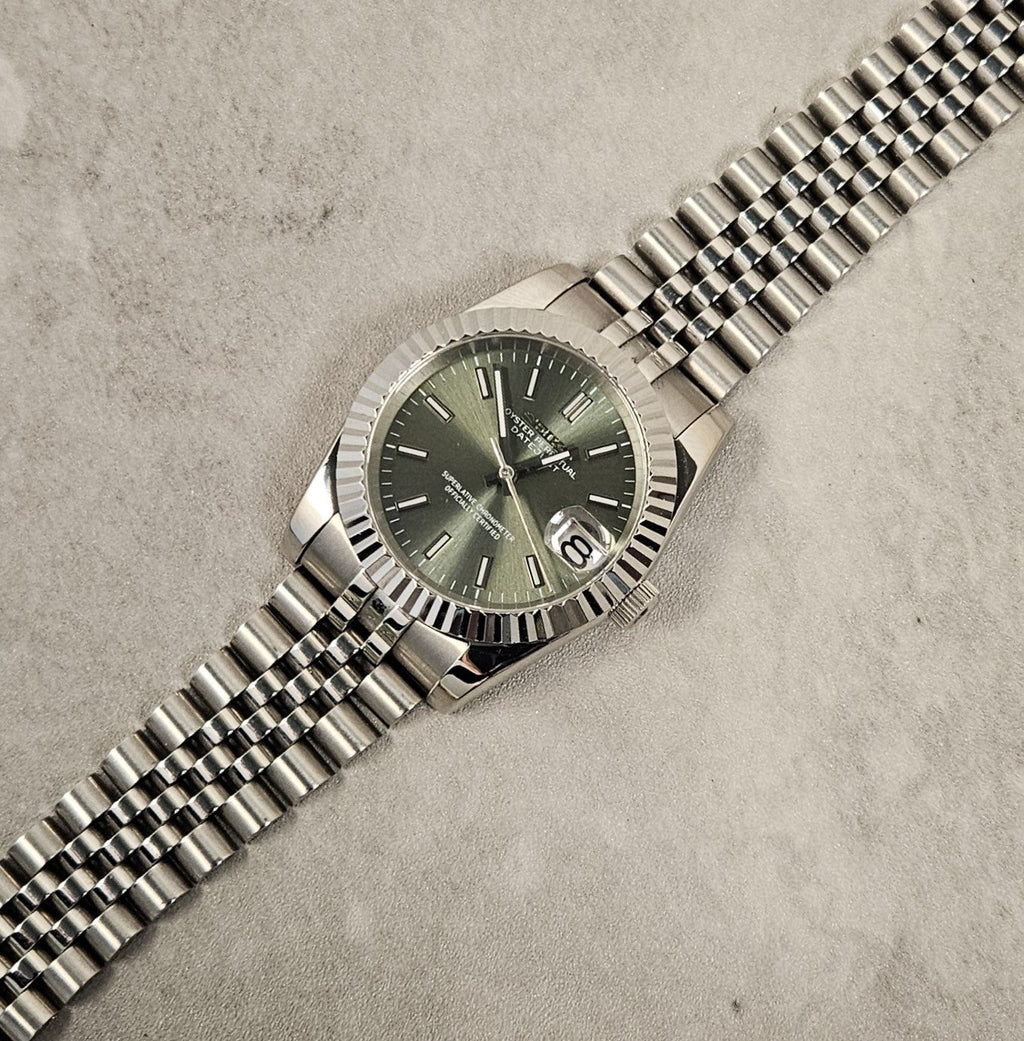 Coloured Dial Date Watch