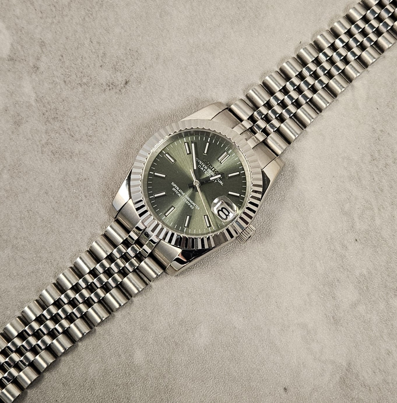 Coloured Dial Date Watch