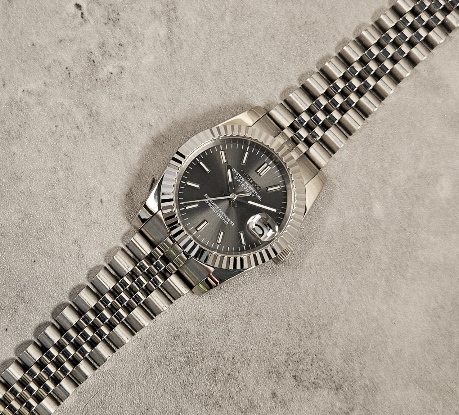 Coloured Dial Date Watch