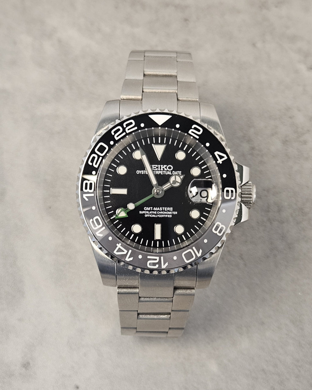 Black Master GMT Watch