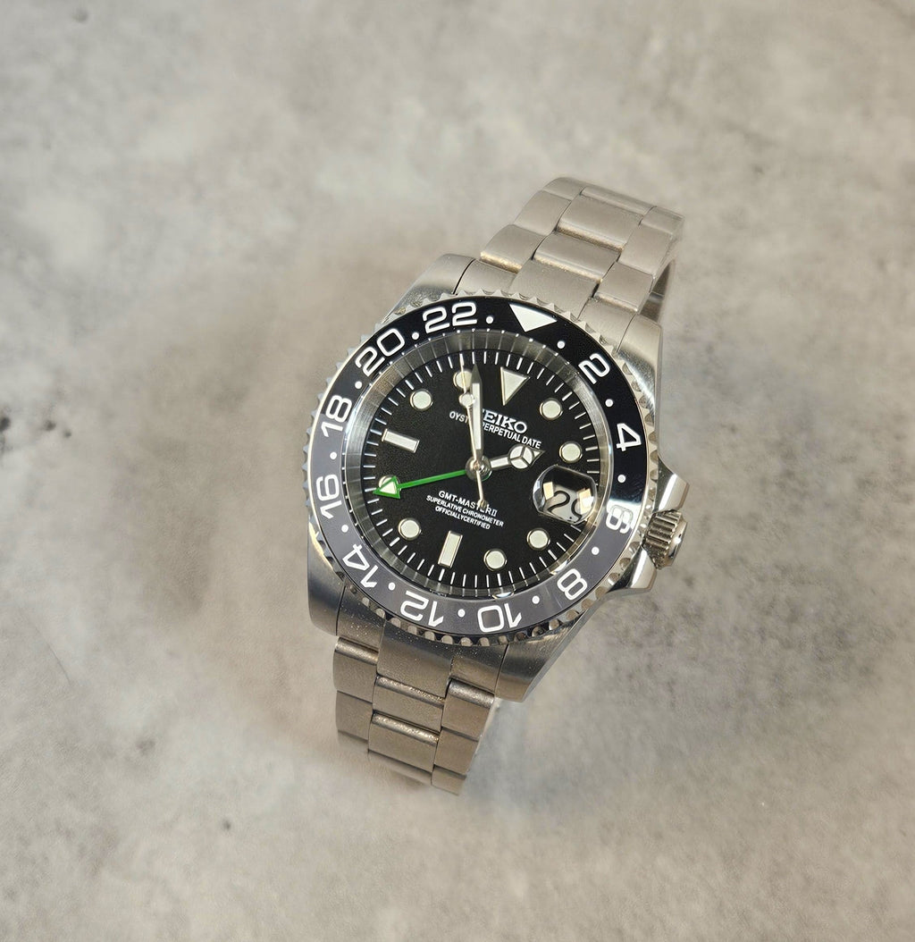Black Master GMT Watch