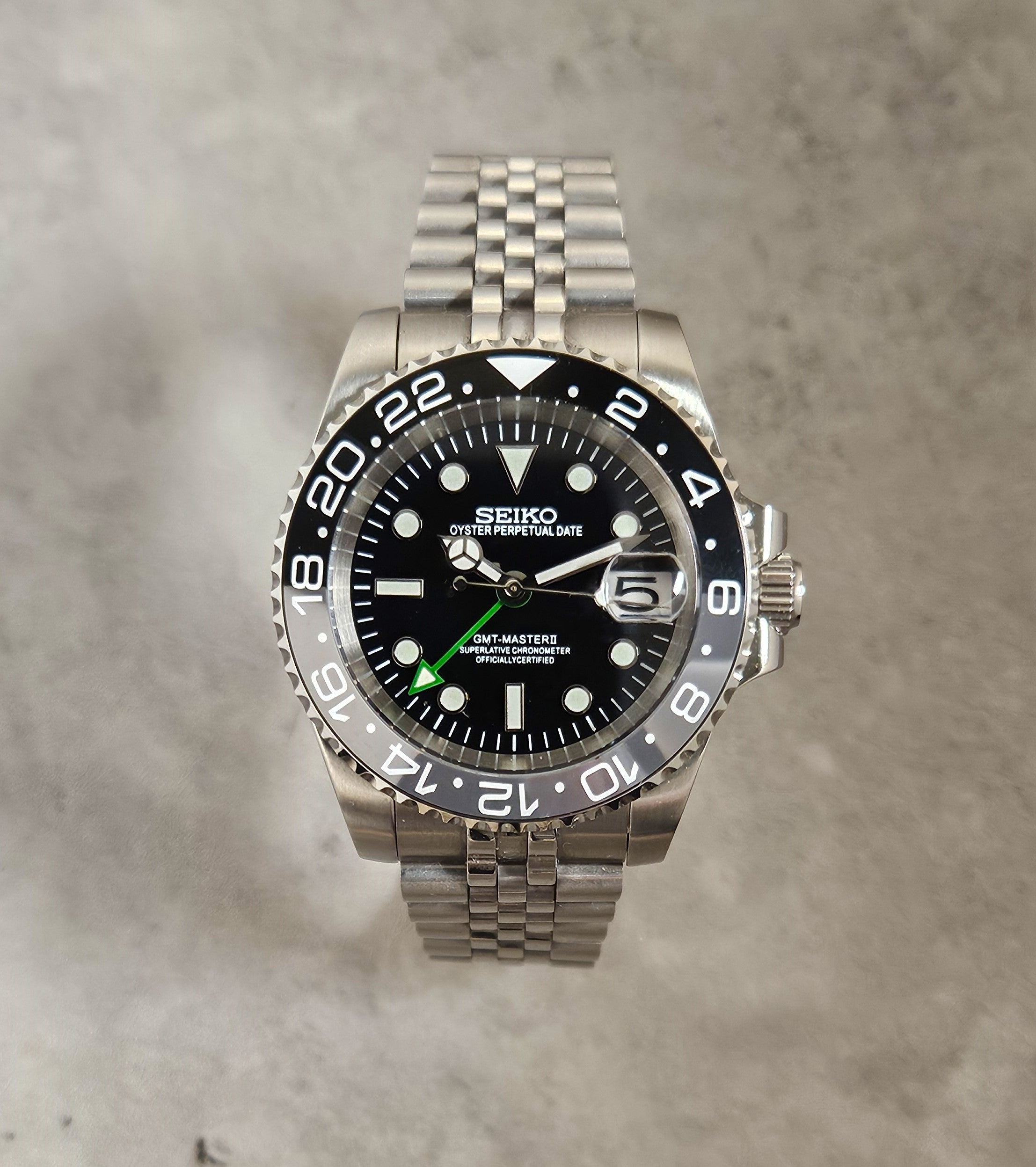 Black Master GMT Watch