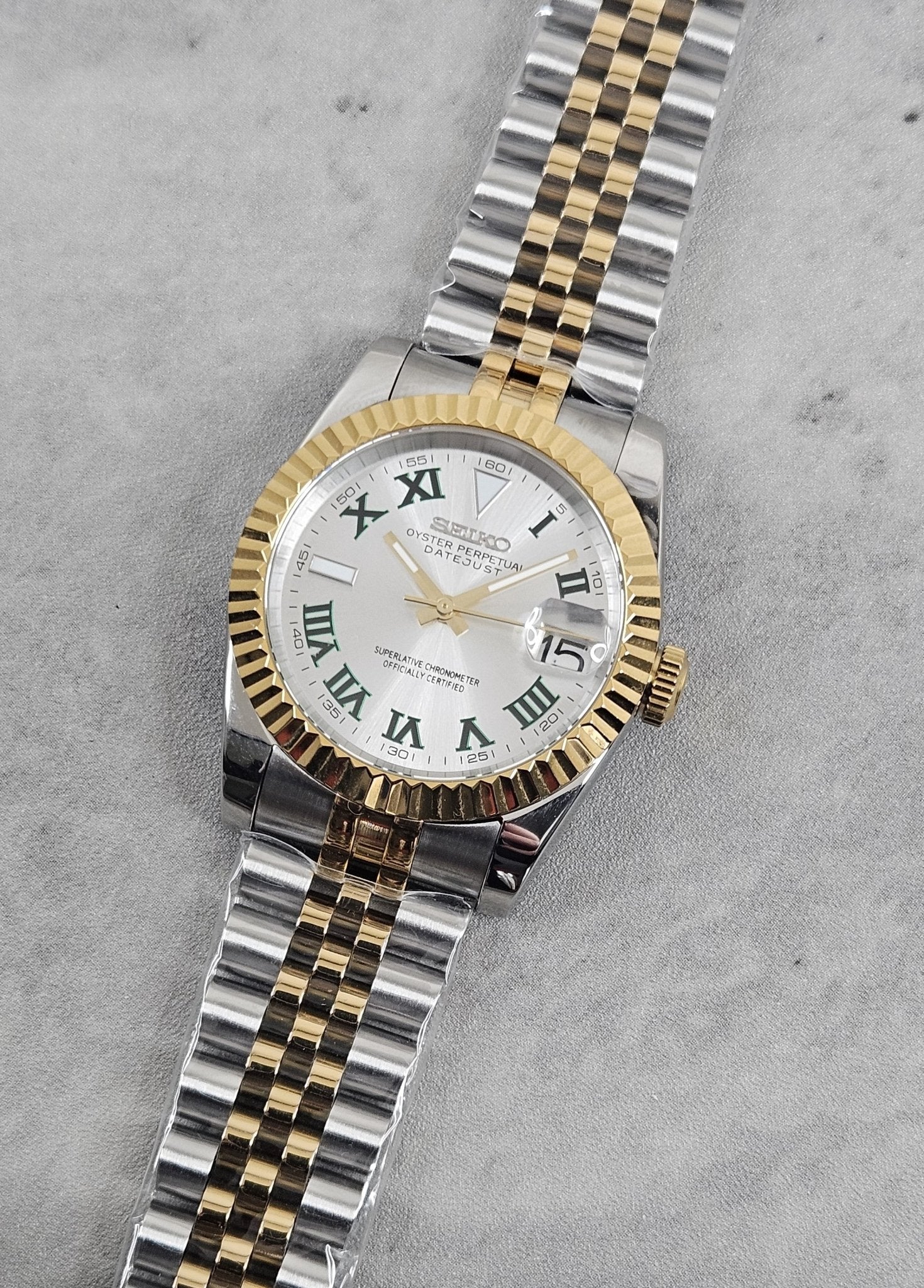Two Tone Wimbledon Date Watch