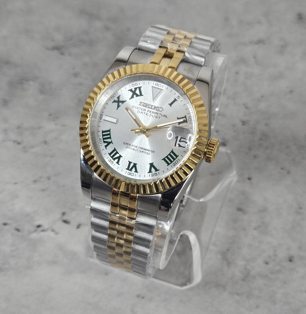 Two Tone Wimbledon Date Watch