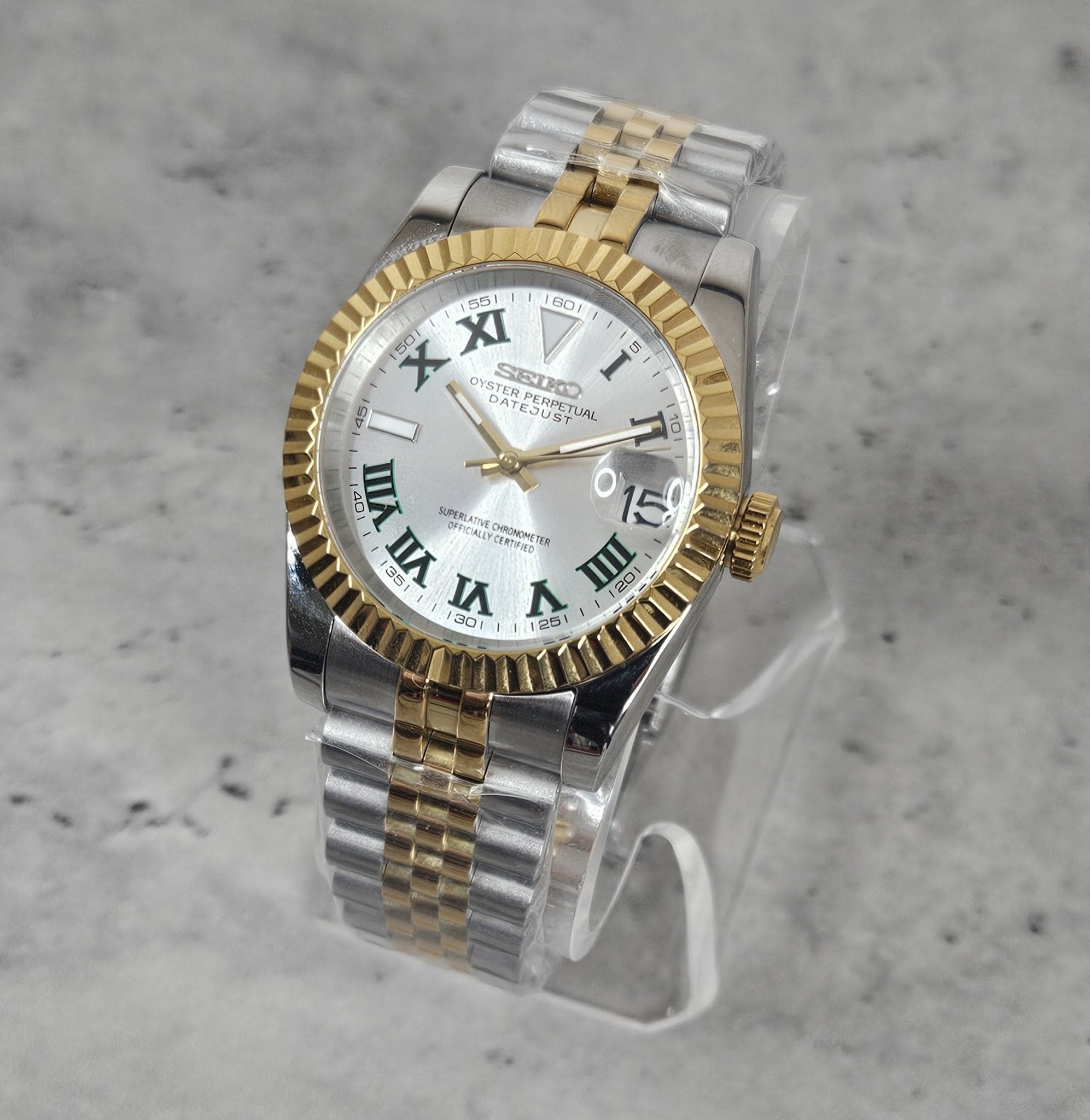 Two Tone Wimbledon Date Watch