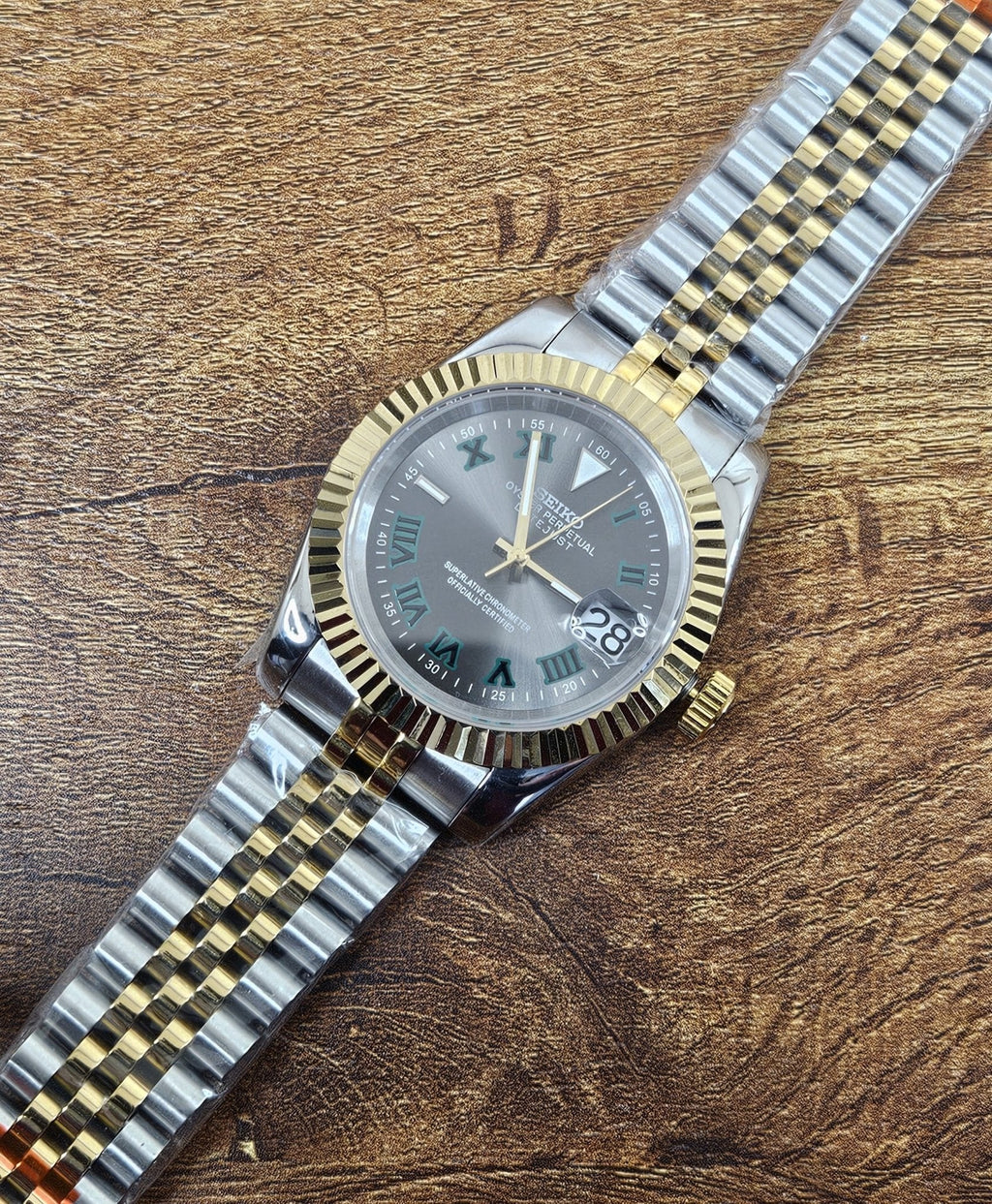 Two Tone Wimbledon Date Watch