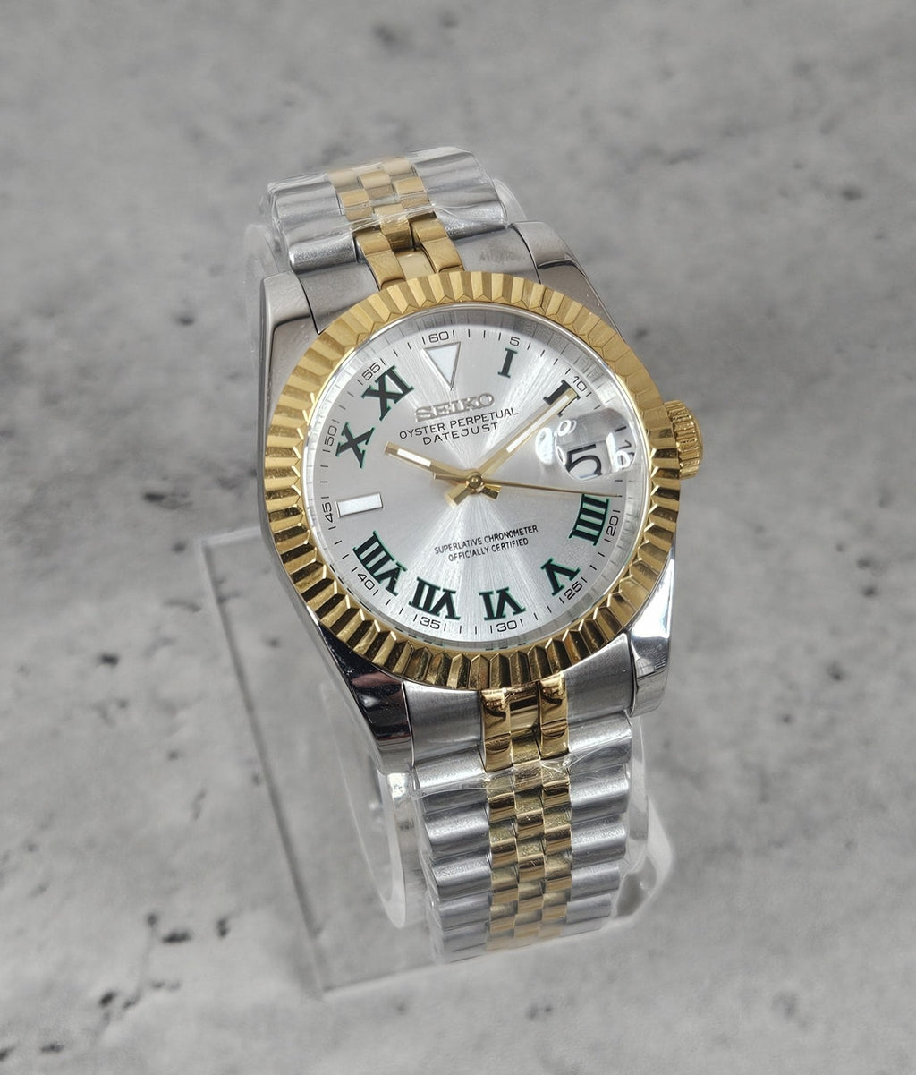 Two Tone Wimbledon Date Watch
