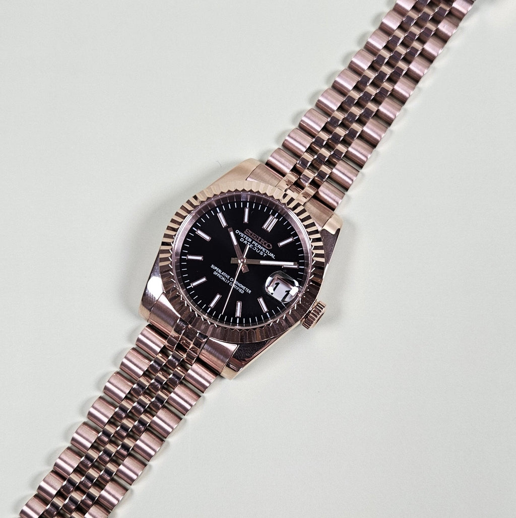 Rose Gold Date Watch