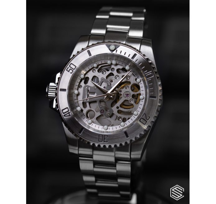 Lefty Sub Skeleton - Seiko Mod