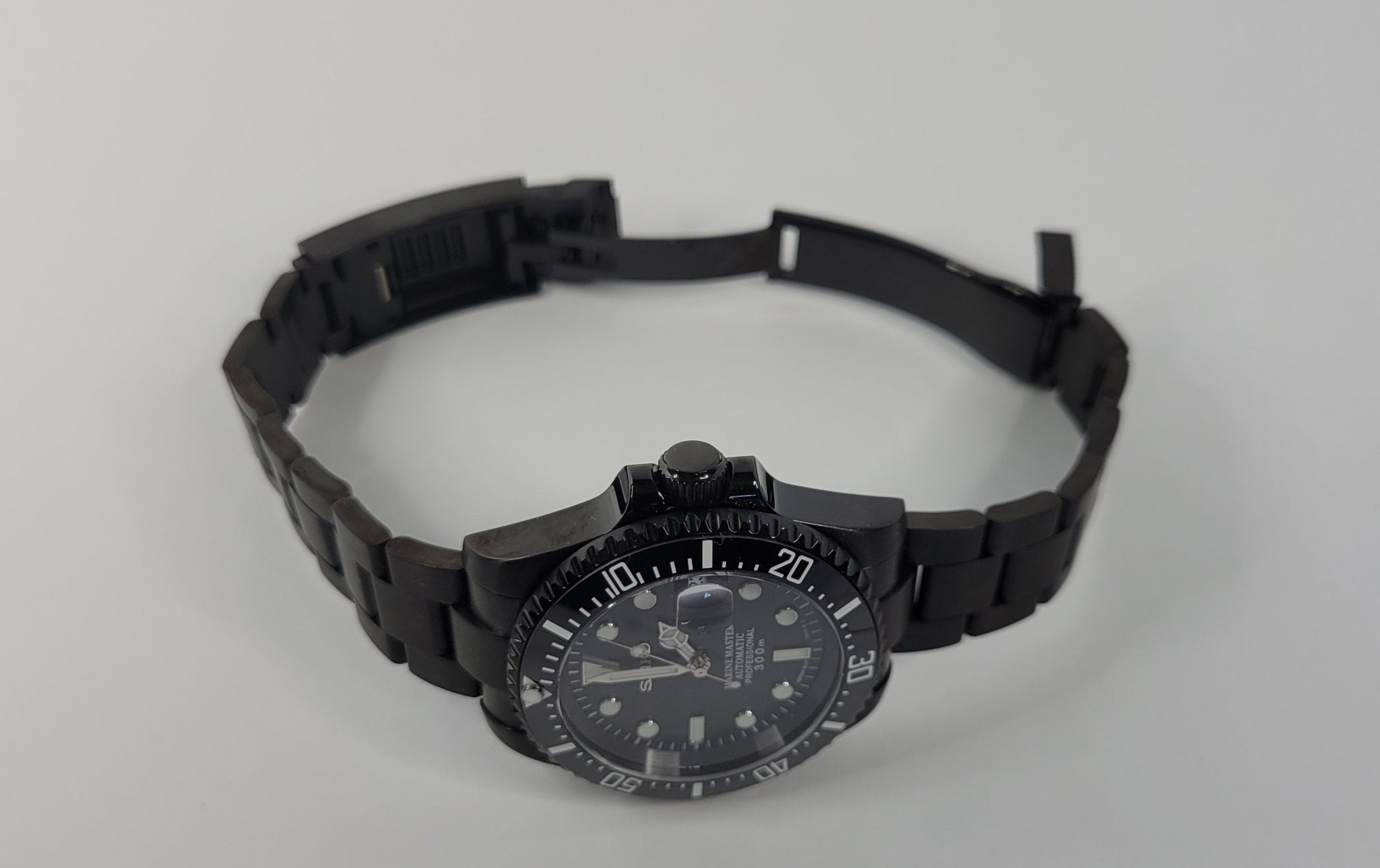 Black Sub Rubber Strap