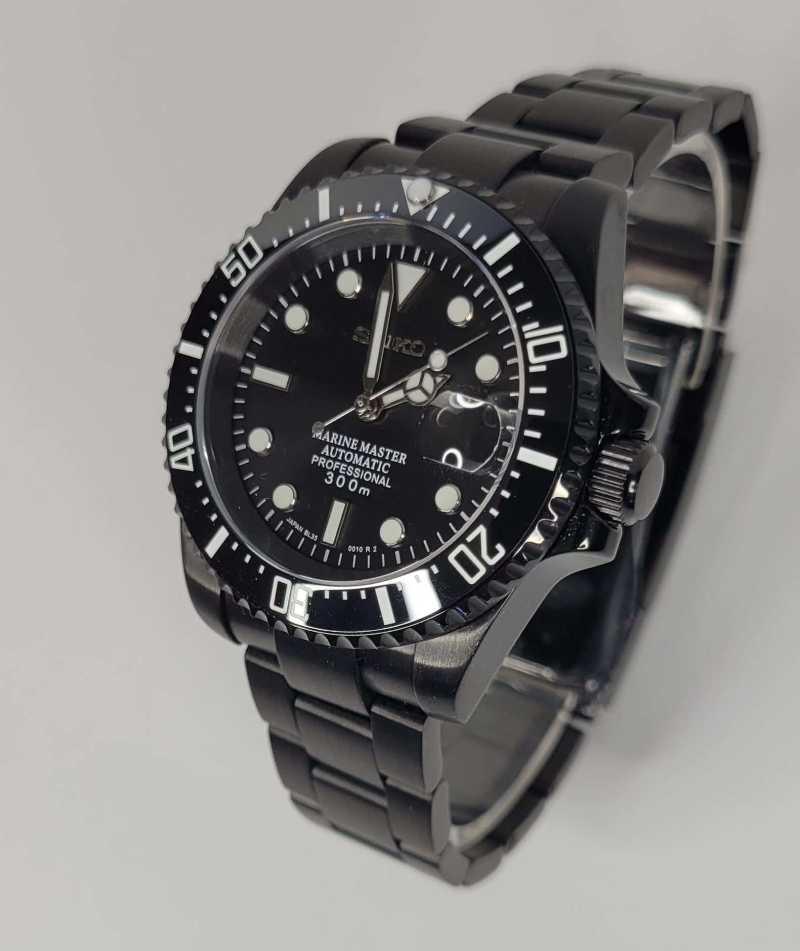 Black Sub Rubber Strap