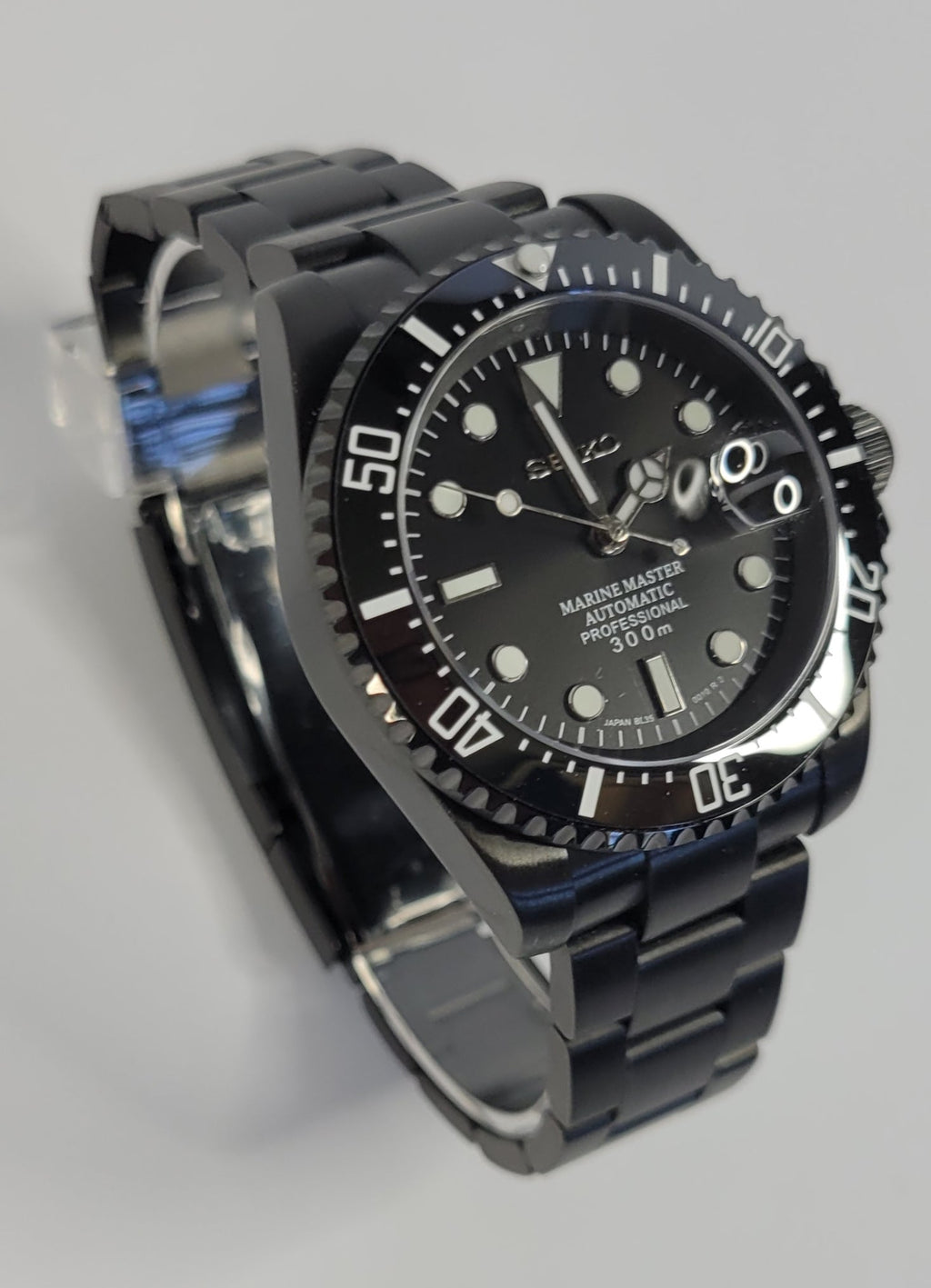 Black Sub Rubber Strap