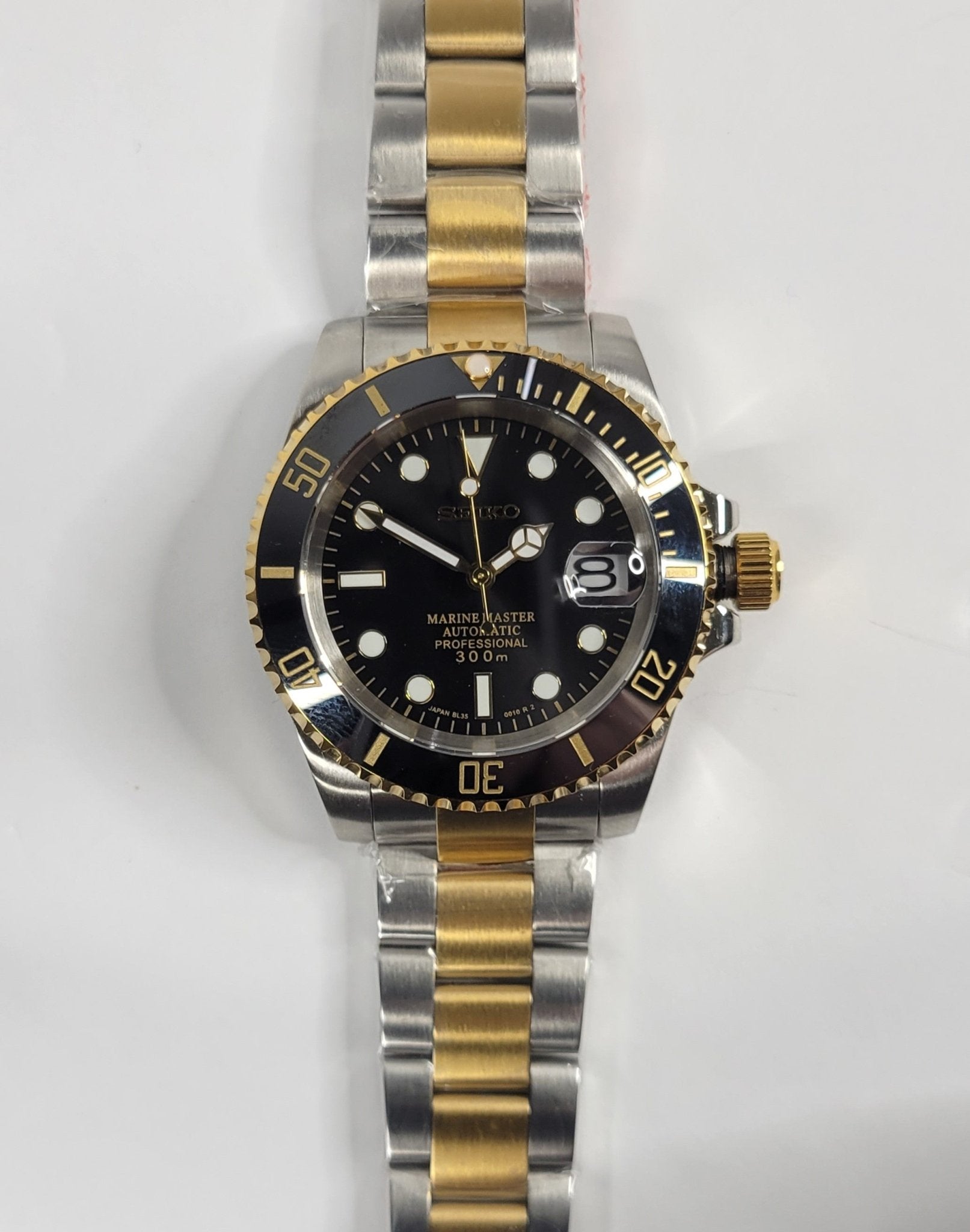 Two Tone Black Dial Sub