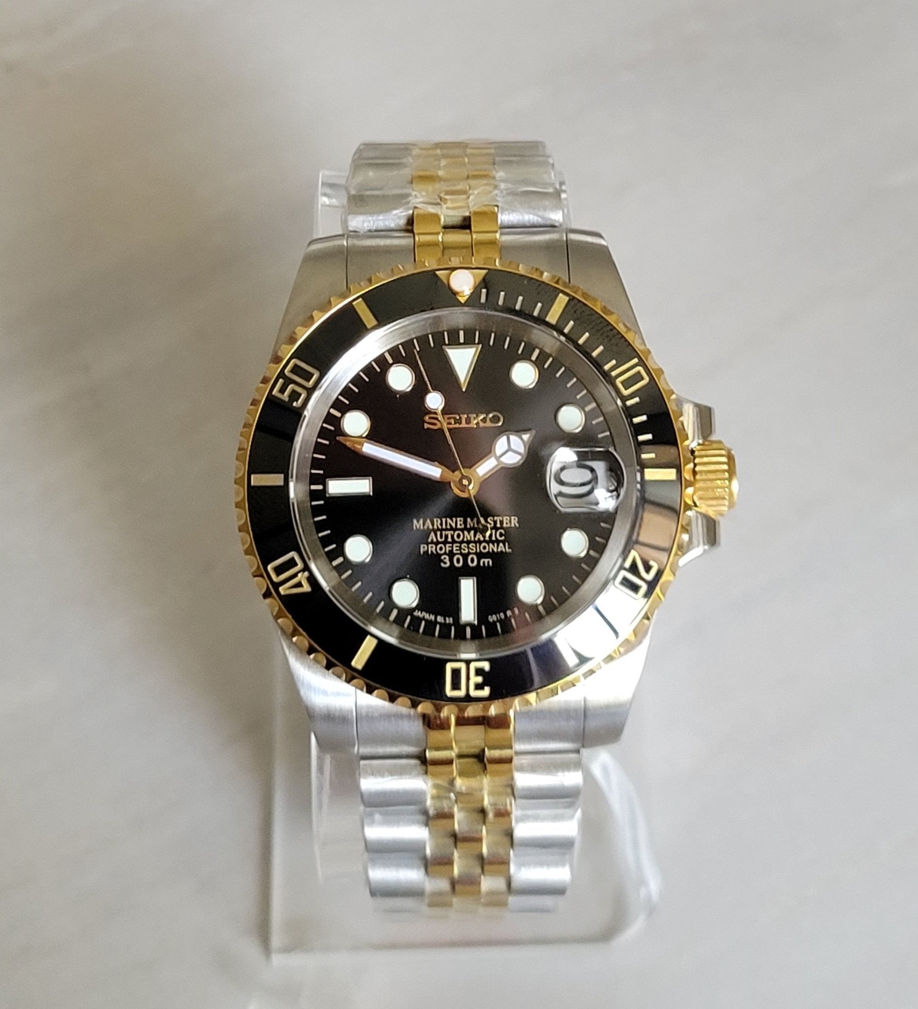 Two Tone Black Dial Sub