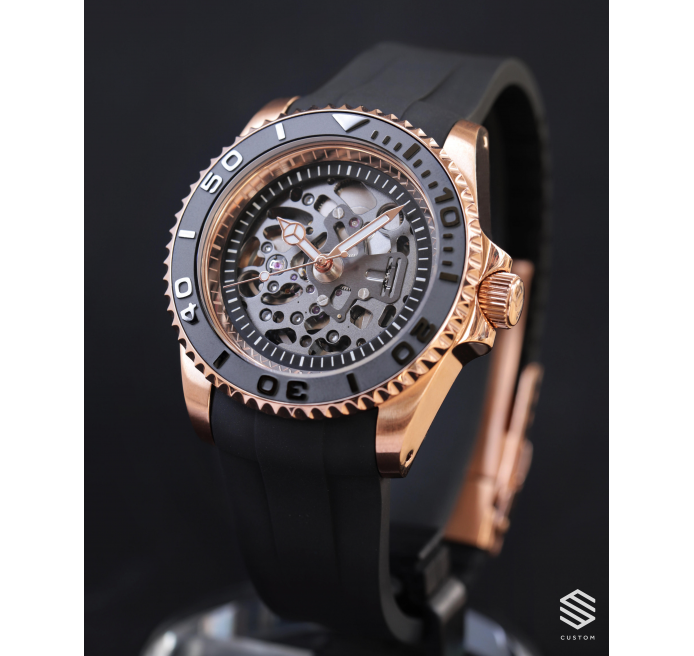 YM Skeleton Rose Gold